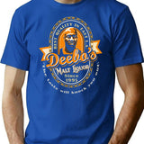 Deebo'S Malt Liquor Label T-Shirt for Men & Women, T-Shirts Graphic Tee - Blue