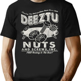 Deeztu Nuts And Screw Co. Worn Dks T-Shirt for Men & Women, T-Shirts Graphic Tee - Black