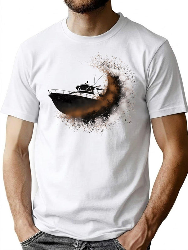 Degradation (1) T-Shirt for Men & Women, T-Shirts Graphic Tee - White