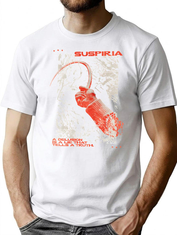 Delusional Truth - Suspiria T-Shirt for Men & Women, T-Shirts Graphic Tee - White