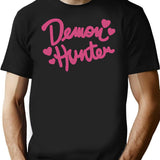 Demon Hunter Pink T-Shirt for Men & Women, T-Shirts Graphic Tee - Black