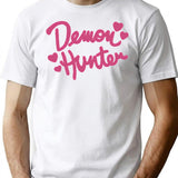 Demon Hunter Pink T-Shirt for Men & Women, T-Shirts Graphic Tee - White