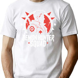 Demon Hunter Squad K-Pop Fan Art T-Shirt for Men & Women, T-Shirts Graphic Tee - White