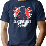 Demon Hunter Squad K-Pop Fan Art T-Shirt for Men & Women, T-Shirts Graphic Tee - Navy