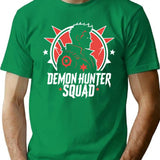 Demon Hunter Squad K-Pop Fan Art T-Shirt for Men & Women, T-Shirts Graphic Tee - Green