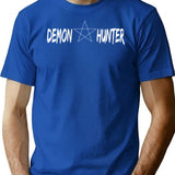 Demon Hunter Supernatural Pentagram Gothic Shirt T-Shirt for Men & Women, T-Shirts Graphic Tee - Blue