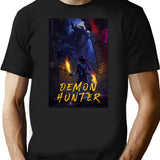 Demon Hunter The Misadventures Of A Fallen Holy Knight T-Shirt for Men & Women, T-Shirts Graphic Tee - Black