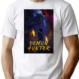 Demon Hunter The Misadventures Of A Fallen Holy Knight T-Shirt for Men & Women, T-Shirts Graphic Tee - White