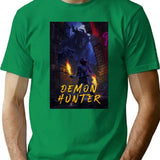 Demon Hunter The Misadventures Of A Fallen Holy Knight T-Shirt for Men & Women, T-Shirts Graphic Tee - Green