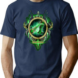 Demon Hunter T-Shirt for Men & Women, T-Shirts Graphic Tee - Navy