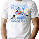 Demon Hunters Kpop Tiger And Bird T-Shirt for Men & Women, T-Shirts Graphic Tee - White