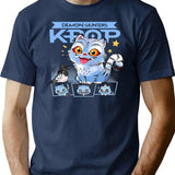 Demon Hunters Kpop Tiger And Bird T-Shirt for Men & Women, T-Shirts Graphic Tee - Navy
