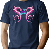 Demon Hunters T-Shirt for Men & Women, T-Shirts Graphic Tee - Navy