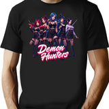 Demon Hunterskpop Demon Huntersk-Pop Demon Hunters Supernatural T-Shirt for Men & Women, T-Shirts Graphic Tee - Black
