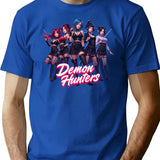 Demon Hunterskpop Demon Huntersk-Pop Demon Hunters Supernatural T-Shirt for Men & Women, T-Shirts Graphic Tee - Blue