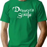 Demon'S Souls Remake Logo T-Shirt for Men & Women, T-Shirts Graphic Tee - Green