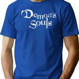 Demon'S Souls Remake Logo T-Shirt for Men & Women, T-Shirts Graphic Tee - Blue