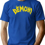 Demoni - Demons T-Shirt for Men & Women, T-Shirts Graphic Tee - Blue