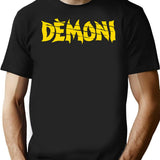 Demoni (Demons) 1985 Italian Logo T-Shirt for Men & Women, T-Shirts Graphic Tee - Black