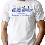 Derpy Tiger T-Shirt for Men & Women, T-Shirts Graphic Tee - White