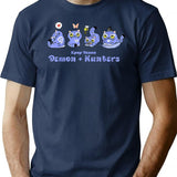Derpy Tiger T-Shirt for Men & Women, T-Shirts Graphic Tee - Navy