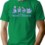 Derpy Tiger T-Shirt for Men & Women, T-Shirts Graphic Tee - Green