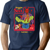 Devouring Your Soul T-Shirt for Men & Women, T-Shirts Graphic Tee - Navy