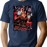 Die Hard Poster T-Shirt for Men & Women, T-Shirts Graphic Tee - Navy