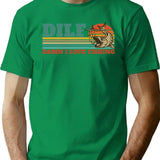 Dilf Damn I Love Fishing Retro Vintage Sunset Funny Fishing Gift (2) T-Shirt for Men & Women, T-Shirts Graphic Tee - Green