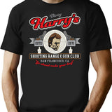 Dirty Harry'S Shooting Range T-Shirt for Men & Women, T-Shirts Graphic Tee - Black