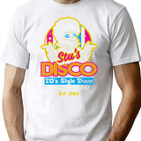 Disco Fever T-Shirt for Men & Women, T-Shirts Graphic Tee - White
