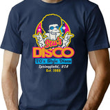 Disco Fever T-Shirt for Men & Women, T-Shirts Graphic Tee - Navy