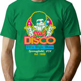 Disco Fever T-Shirt for Men & Women, T-Shirts Graphic Tee - Green