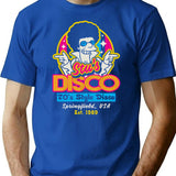 Disco Fever T-Shirt for Men & Women, T-Shirts Graphic Tee - Blue