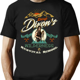 Dixons Wilderness Survival School T-Shirt for Men & Women, T-Shirts Graphic Tee - Black