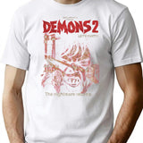 Dmons 2 Drio Rgnto Itlin Horror T-Shirt for Men & Women, T-Shirts Graphic Tee - White