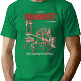 Dmons 2 Drio Rgnto Itlin Horror T-Shirt for Men & Women, T-Shirts Graphic Tee - Green
