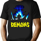 Dmons T-Shirt Essentiel T-Shirt for Men & Women, T-Shirts Graphic Tee - Black