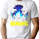 Dmons T-Shirt Essentiel T-Shirt for Men & Women, T-Shirts Graphic Tee - White