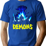 Dmons T-Shirt Essentiel T-Shirt for Men & Women, T-Shirts Graphic Tee - Blue