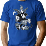 Do Walt Thou Wilt - Baphomet - Creepy Cute Occult T-Shirt for Men & Women, T-Shirts Graphic Tee - Blue