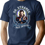 Doctor Strange Magic Emporium T-Shirt for Men & Women, T-Shirts Graphic Tee - Navy