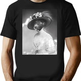 Dog Headed Princess T-Shirt for Men & Women, T-Shirts Graphic Tee - Black