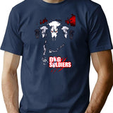 Dog Soldiers- Beware Wolves T-Shirt for Men & Women, T-Shirts Graphic Tee - Navy