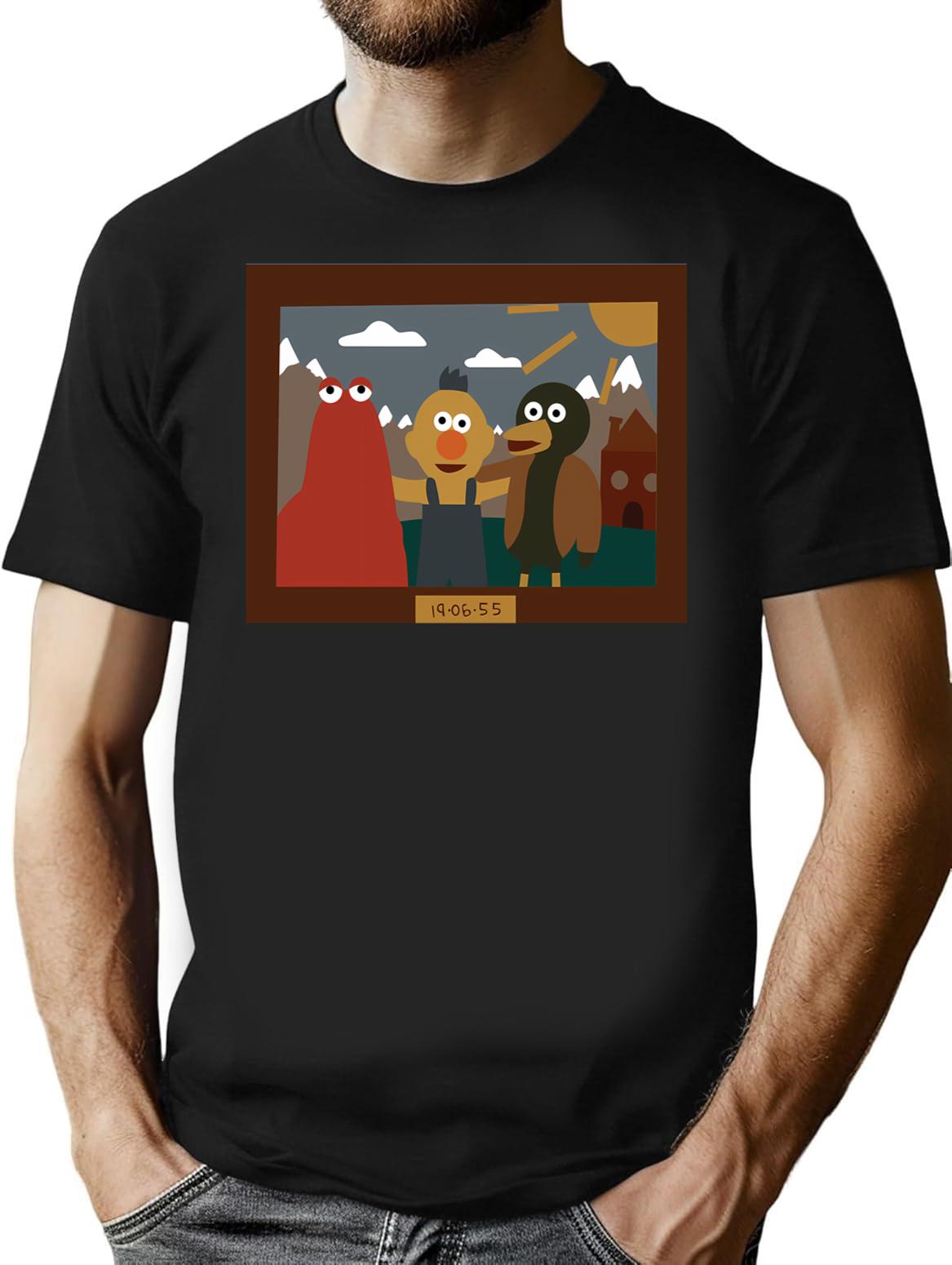 Don'T Hug Me I'M Scared Minimalist T-Shirt for Men & Women, T-Shirts Graphic Tee - Black