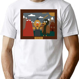 Don'T Hug Me I'M Scared Minimalist T-Shirt for Men & Women, T-Shirts Graphic Tee - White
