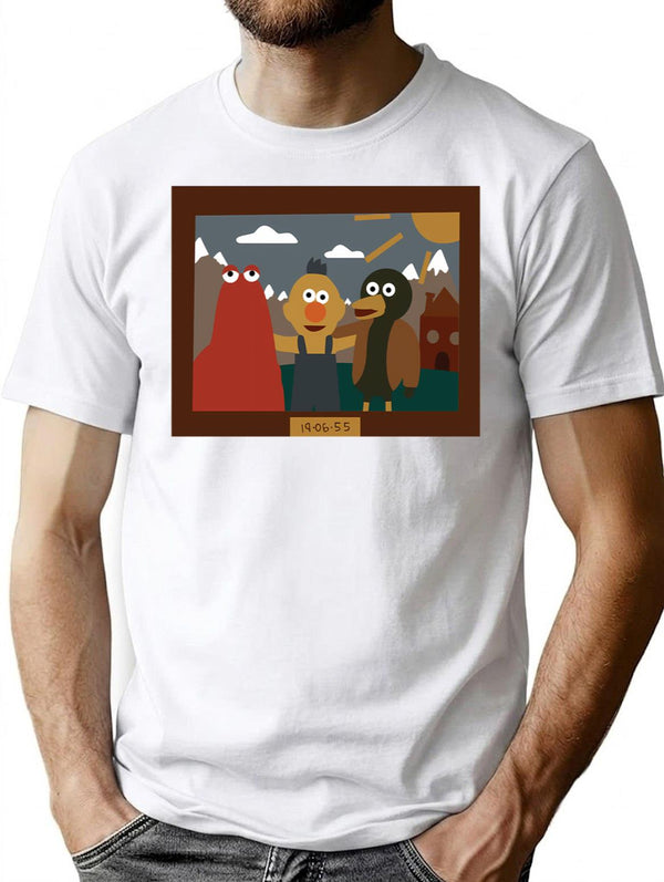 Don'T Hug Me I'M Scared Minimalist T-Shirt for Men & Women, T-Shirts Graphic Tee - White
