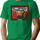 Don'T Hug Me I'M Scared Minimalist T-Shirt for Men & Women, T-Shirts Graphic Tee - Green