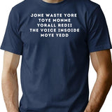 Don_T Waste Your Time On Me T-Shirt for Men & Women, T-Shirts Graphic Tee - Navy