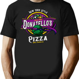 Donatello'S New York Style Pizza T-Shirt for Men & Women, T-Shirts Graphic Tee - Black